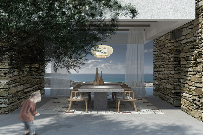 Villa Pation with Sea view